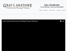 Tablet Screenshot of graysanatomyla.com